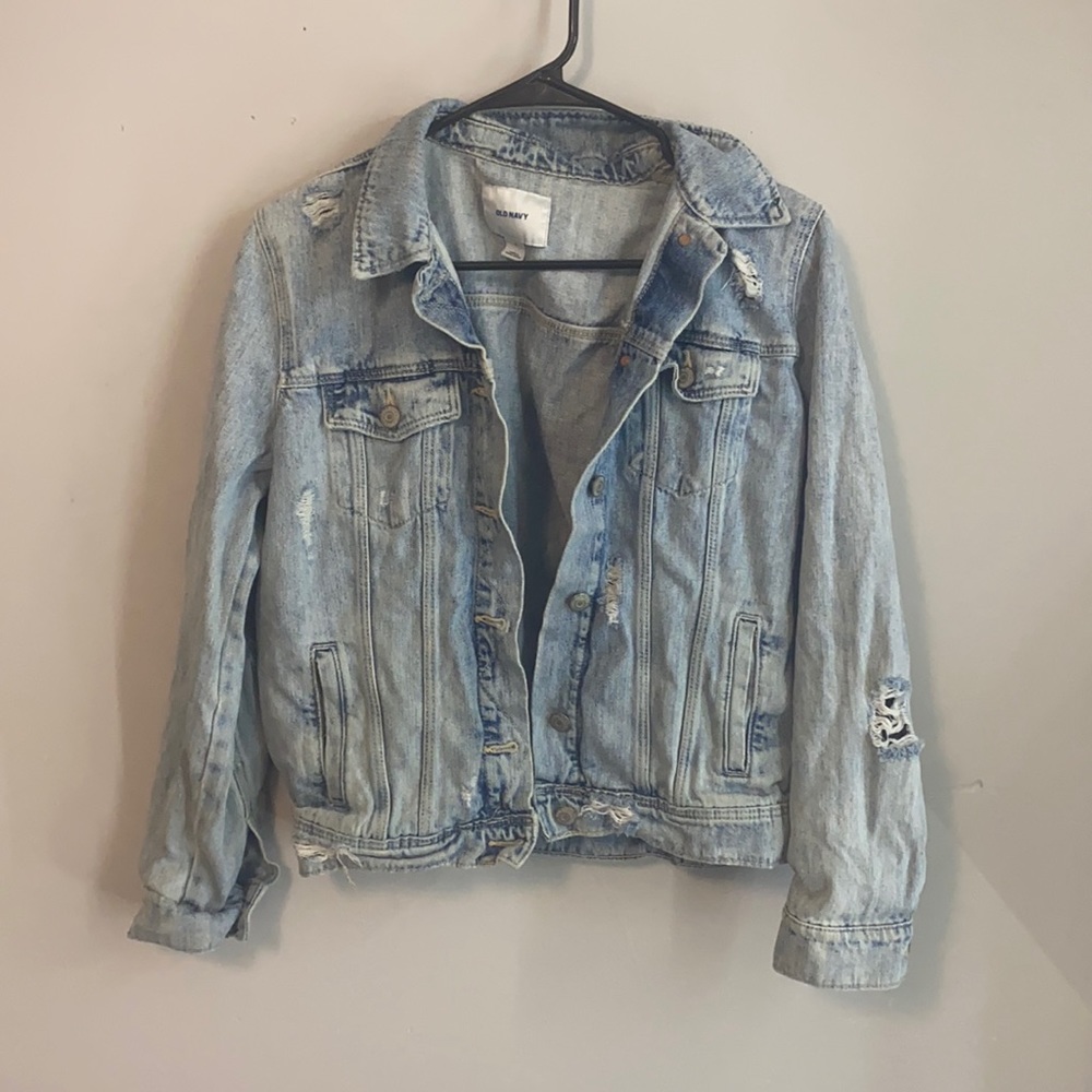 Distressed Jean Jacket
